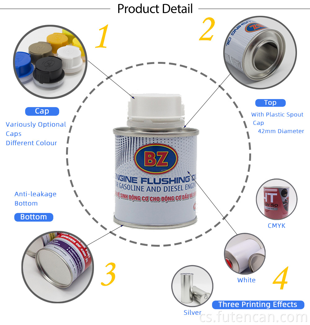 100ml round tin can